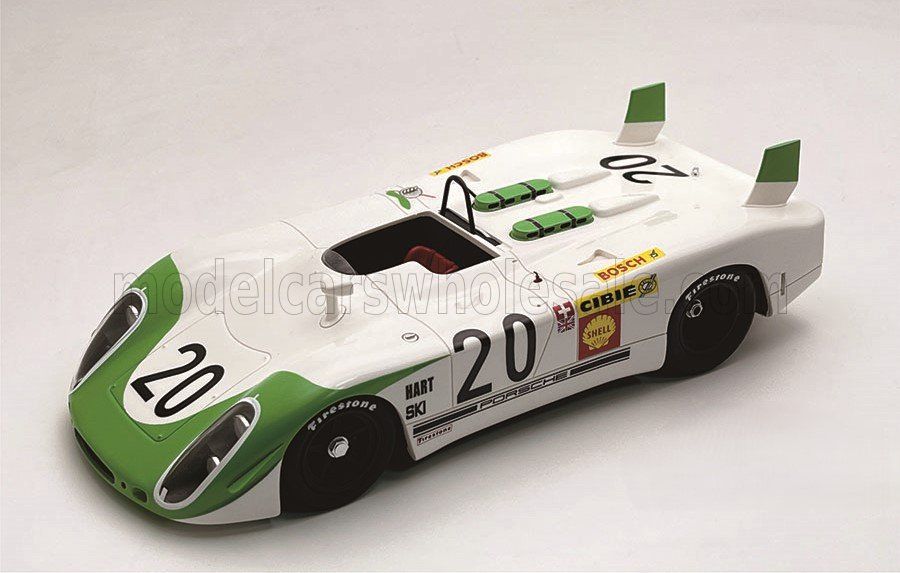1:18 Tecnomodel - Porsche 908/02 3.0L Flunder Spider Team Porsche System Engineering #20 24h Le Mans 1969 J. Siffert - B. Redman
