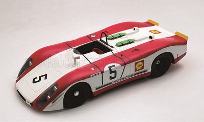 1:18 Tecnomodel - Porsche 908/02 3.0L Flunder Spider Team Porsche Zalzburg #5 500km Imola 1969 V. Elford - H. Herrmann