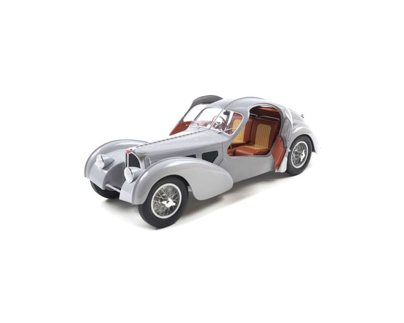 1:18 Solido - 1937 Bugatti Atlantic 57SC Matt Silver
