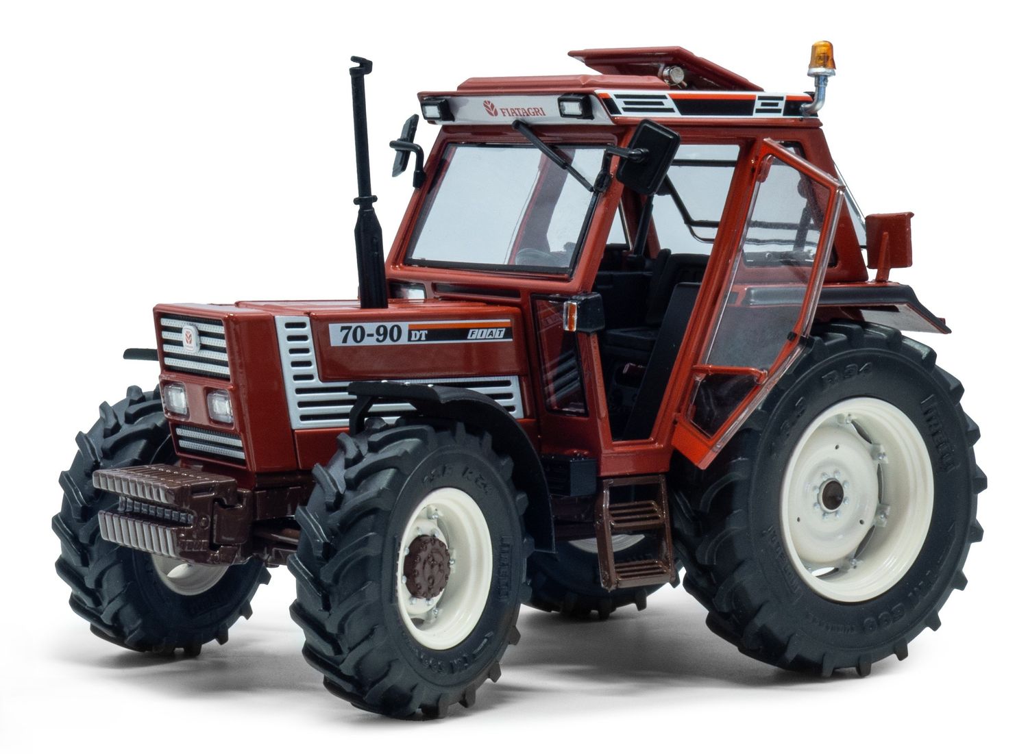 1:32 ROS Models - 1997 Fiat 70-90 Traktor Superconfort Cab 4wd Brown