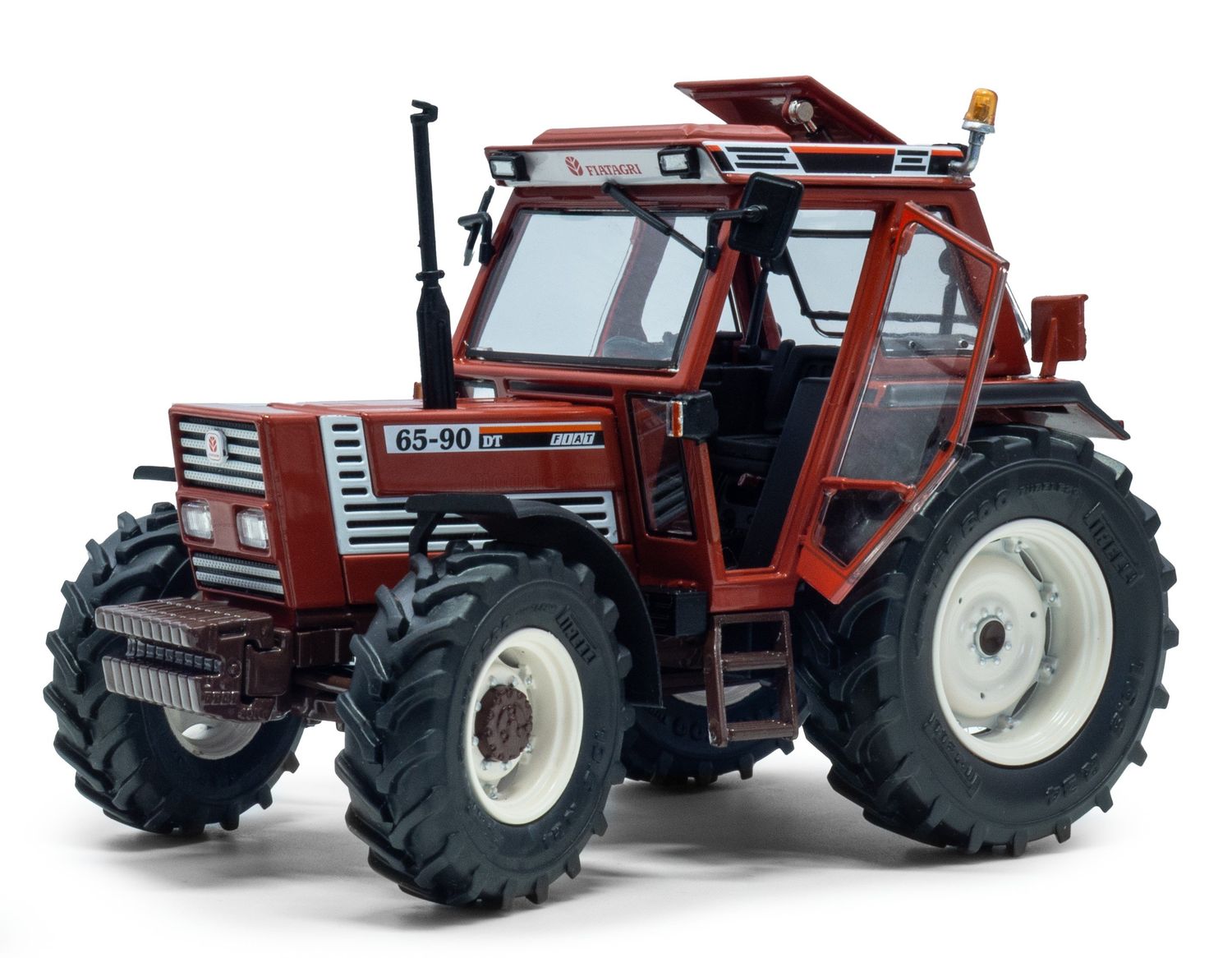 1:32 ROS Models - 1997 Fiat 65-90 Traktor Superconfort Cab 4wd Brown