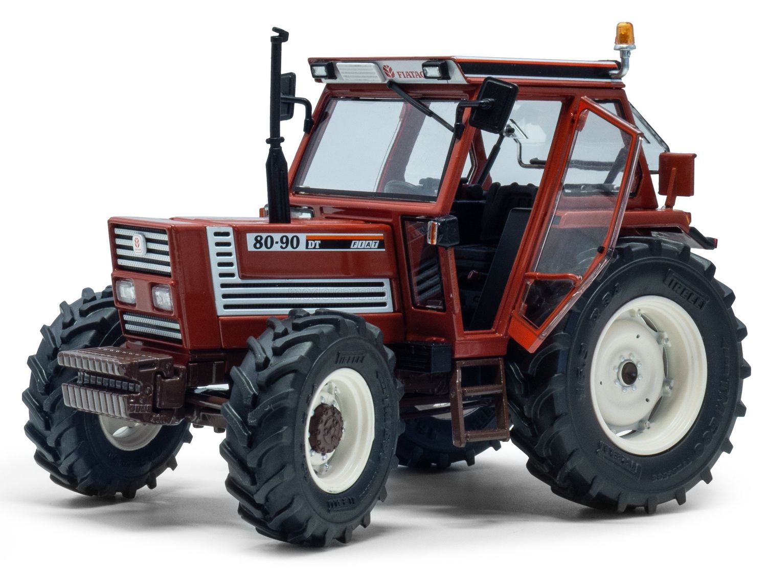 1:32 ROS Models - 1997 Fiat 80-90 Traktor Confort Cab 4wd Brown