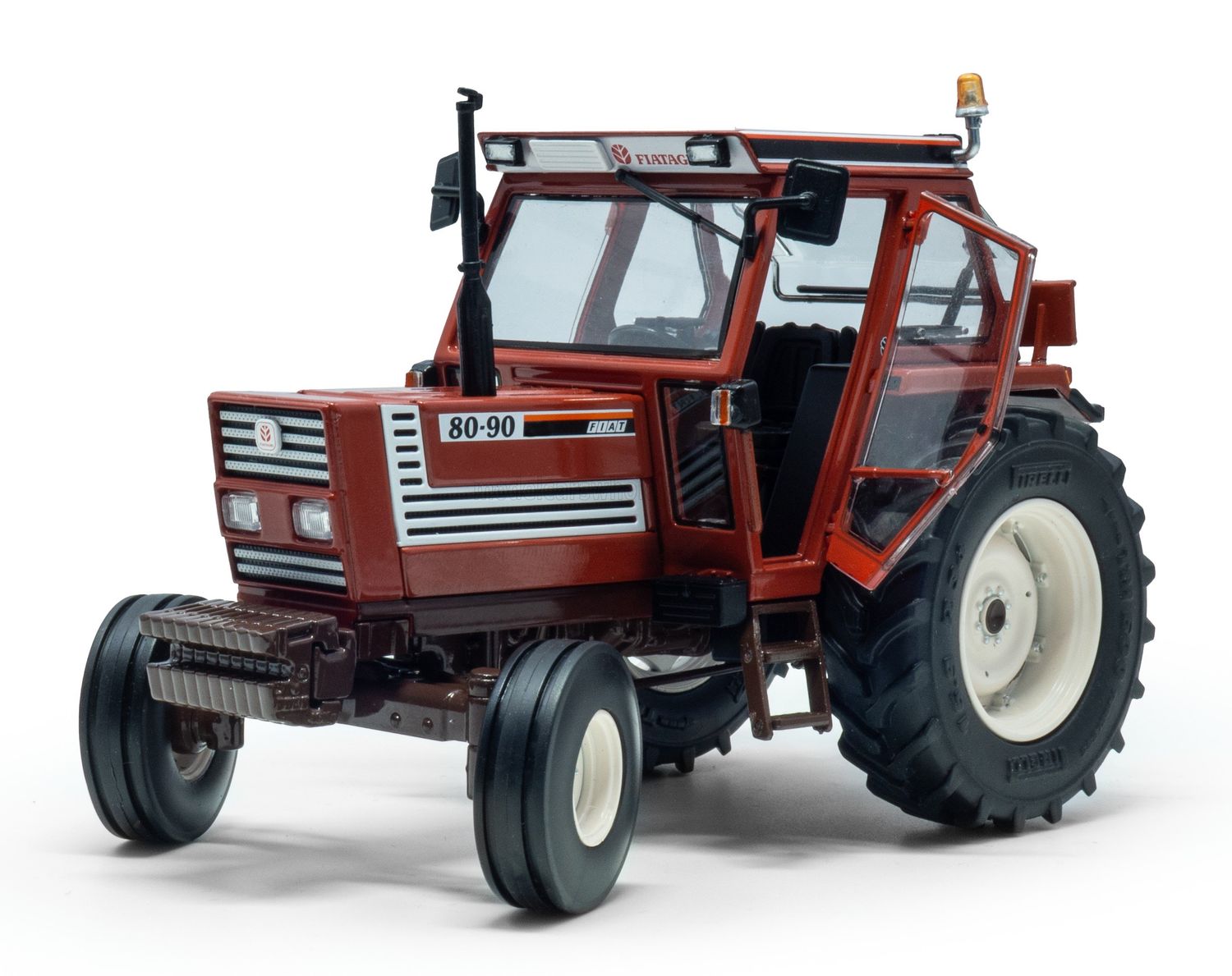1:32 ROS Models - 1997 Fiat 80-90 Traktor Confort Cab 2wd Brown