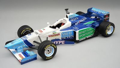 1:18 Tecnomodel - Benetton F1 B196 Team renault Mild Seven #3 Brazilian GP 1996 J. Alesi *With Rain Tires* 1:18 Tecnomodel - Benetton F1 B196 Team renault Mild Seven #3 Brazilian GP 1996 J. Alesi *With Rain Tires*