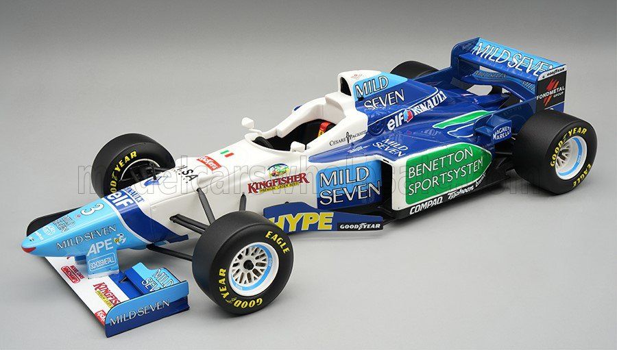 1:18 Tecnomodel - Benetton F1 B196 Team renault Mild Seven #3 Agentina GP 1996 J. Alesi