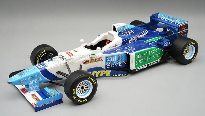 1:18 Tecnomodel - Benetton F1 B196 Team renault Mild Seven #3 Agentina GP 1996 J. Alesi