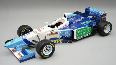 1:18 Tecnomodel - Benetton F1 B196 Team renault Mild Seven #3 Agentina GP 1996 J. Alesi