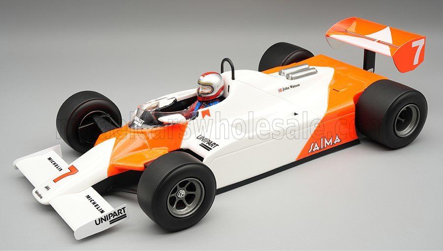 1:18 Tecnomodel - McLaren F1 MP4/1B Ford Cosworth #8 Monaco GP 1982 J. Watson *With Driver Figure* *Inkl. Decals*