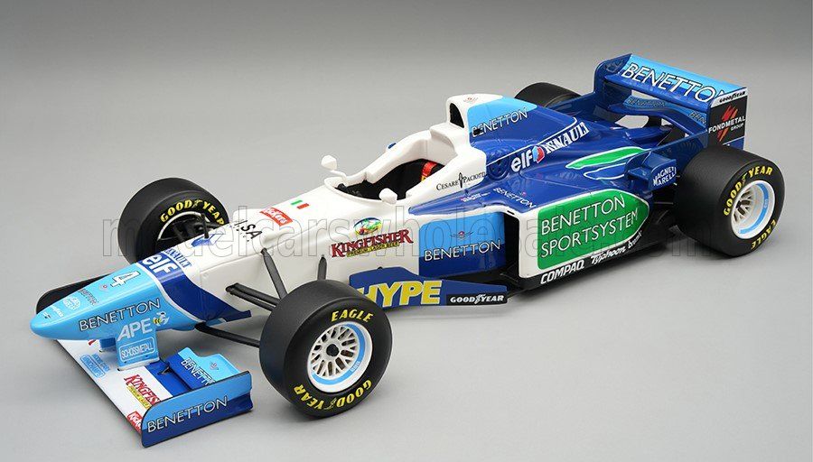 1:18 Tecnomodel - Benetton F1 B196 Team renault Mild Seven #4 Monaco GP 1996 G. Berger
