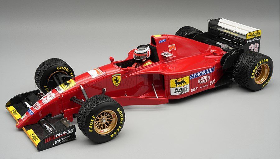 1:18 Tecnomodel - Ferrari F1 412T2 #28 Japan GP 1995 G.Berger *With rain Tires* *With Driver Figure*