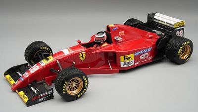 1:18 Tecnomodel - Ferrari F1 412T2 #28 Japan GP 1995 G.Berger *With rain Tires* *With Driver Figure* 1:18 Tecnomodel - Ferrari F1 412T2 #28 Japan GP 1995 G.Berger *With rain Tires* *With Driver Figure*