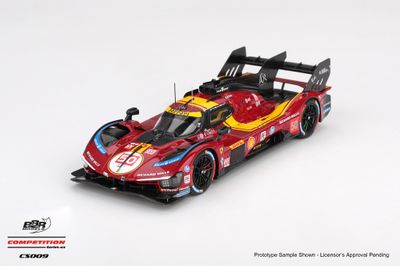 1:43 BBR - Ferrari 499P 3.0L Turbo V6 Team Ferrari AF Corse #80 Winner WEC 1812km Qatar 2025 A. Fuoco - M. Molina - N. Nielson