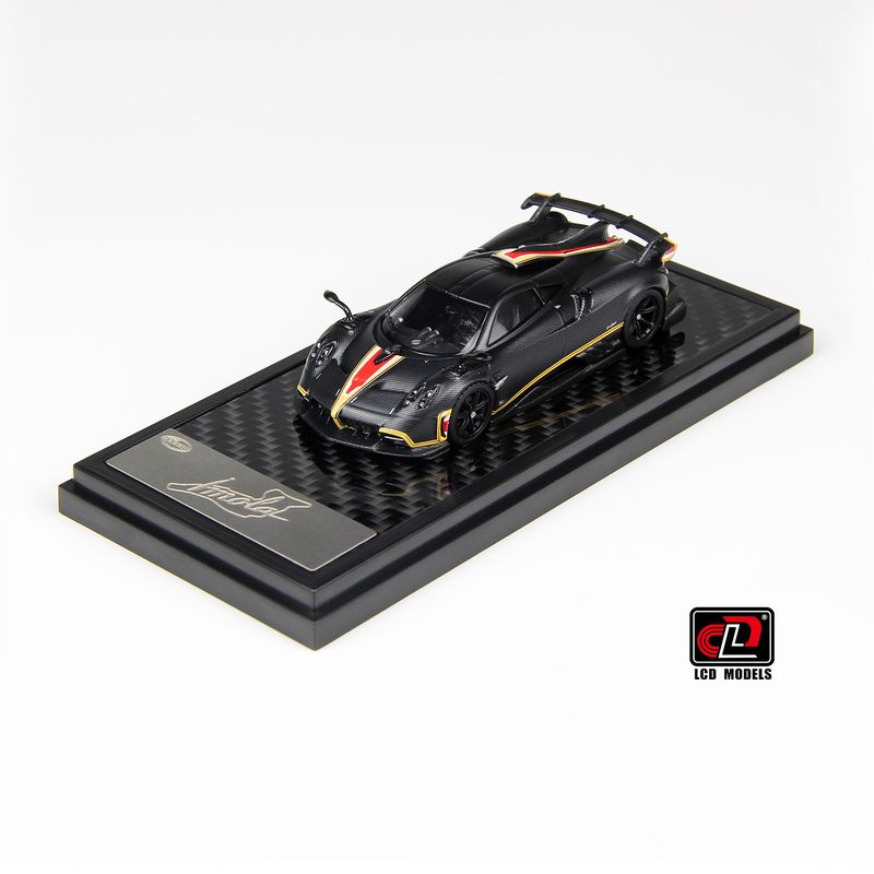 1:64 LCD Models - 2020 Pagani Imola Italien Flag Matt Black 1:64 LCD Models - 2020 Pagani Imola Italien Flag Matt Black