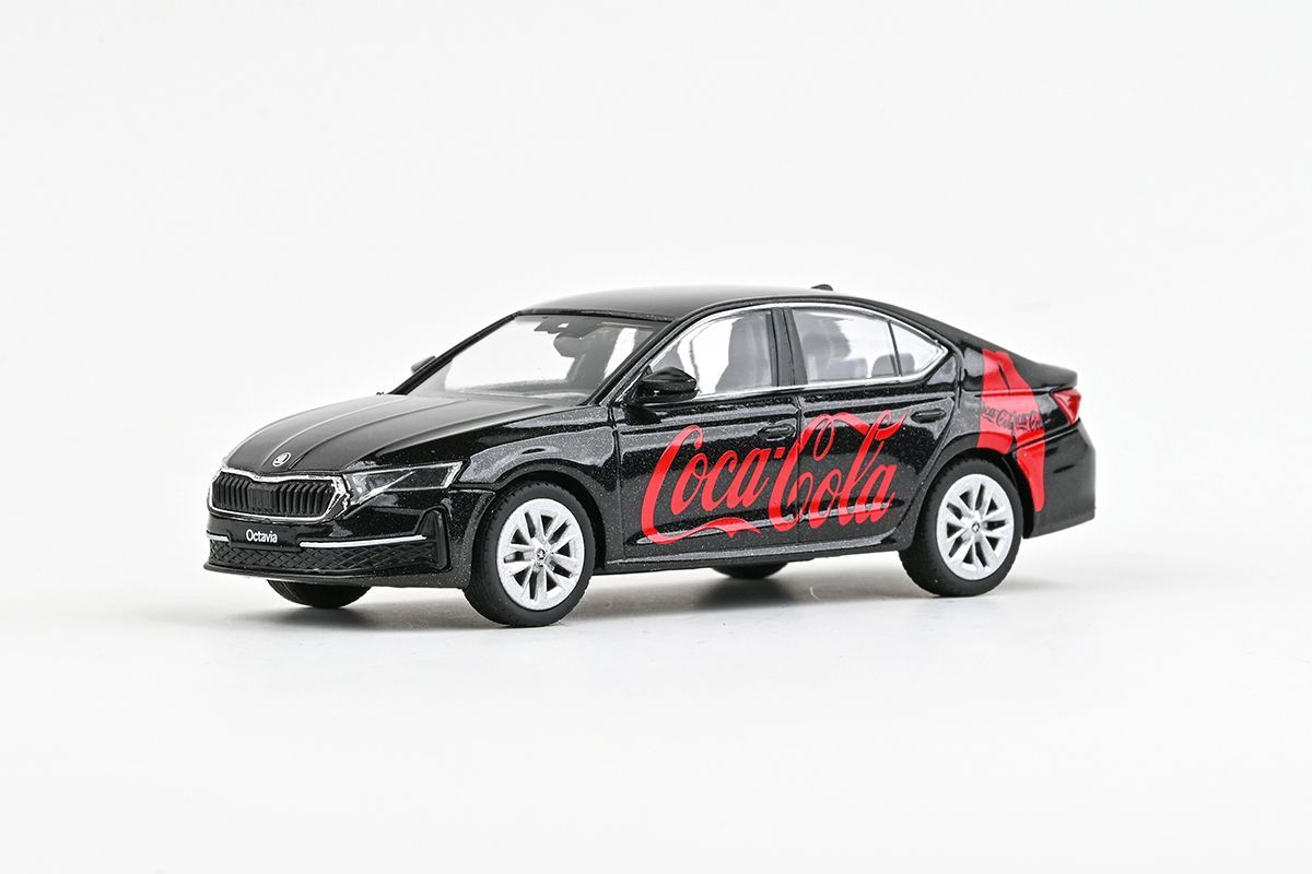 1:43 Abrex - 2024 Skoda Octavia IV FL *Coca-Cola*, black