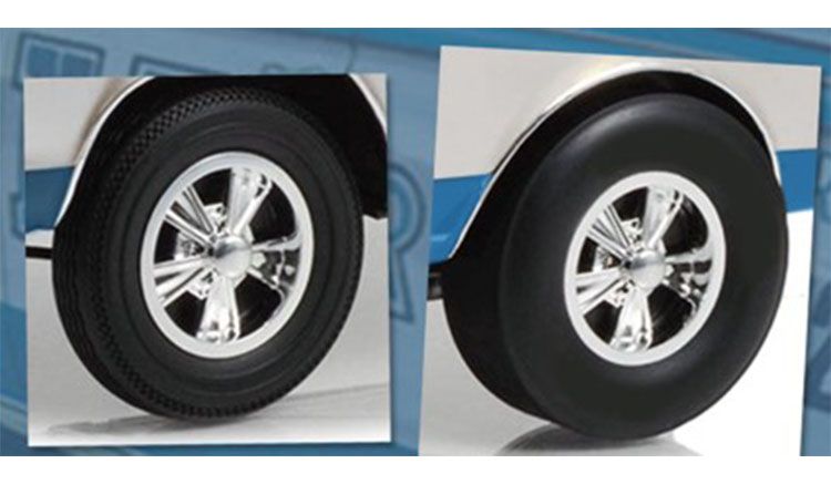 1:18 ACME - Drag Wheel & Tire Set