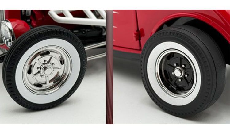 1:18 ACME - Hot Rod Wheel & Tire Set