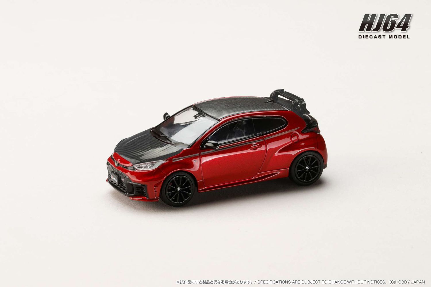 1:64 Hobby Japan - Toyota GR YARIS RZ High performance 2024 Customized Version, emotional red II