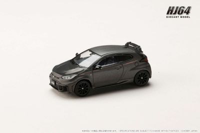 1:64 Hobby Japan - Toyota GR YARIS RZ High performance 2024 Customized Version, matte steel 1:64 Hobby Japan - Toyota GR YARIS RZ High performance 2024 Customized Version, matte steel