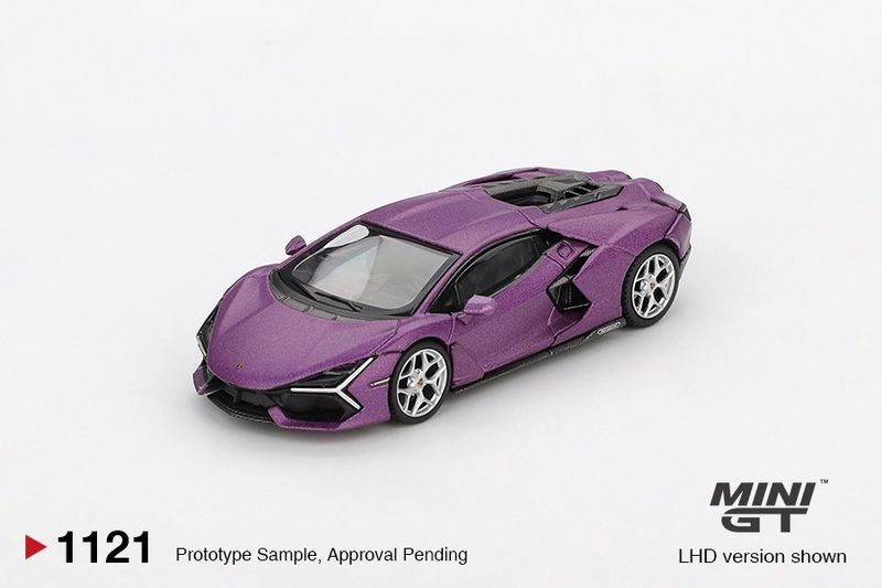 1:64 Mini GT - 2024 Lamborghini Revuelto, Viola 30th matte *Blister packaging*