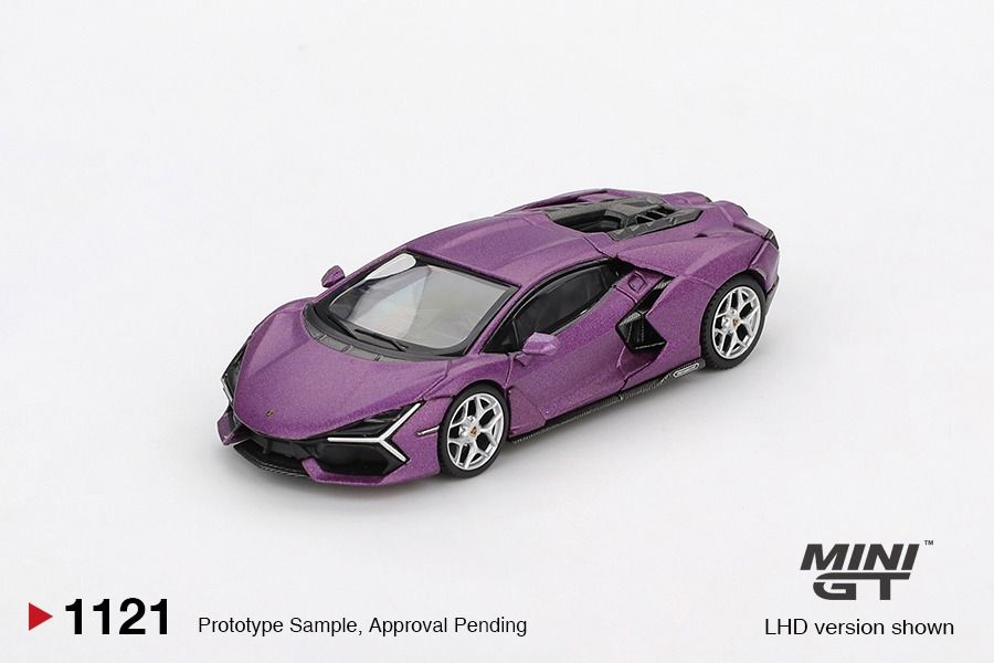 1:64 Mini GT - 2024 Lamborghini Revuelto, Viola 30th matte