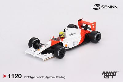 1:64 Mini GT - 1991 McLaren MP4/6 #1 Ayrton Senna Japanese Grand Prix 2nd Place 1:64 Mini GT - 1991 McLaren MP4/6 #1 Ayrton Senna Japanese Grand Prix 2nd Place