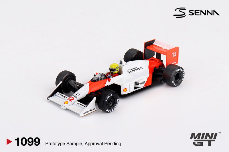 1:64 Mini GT - 1988 McLaren MP4/4 #12 Ayrton Senna Japanese Grand Prix Winner