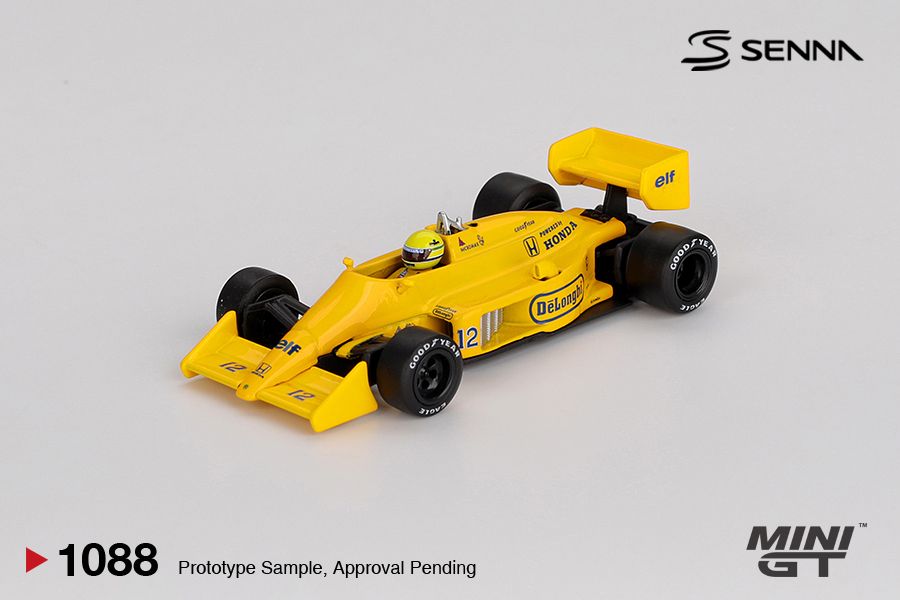 1:64 Mini GT - 1987 Lotus 99T #12 Ayrton Senna Monaco Grand Prix Winner