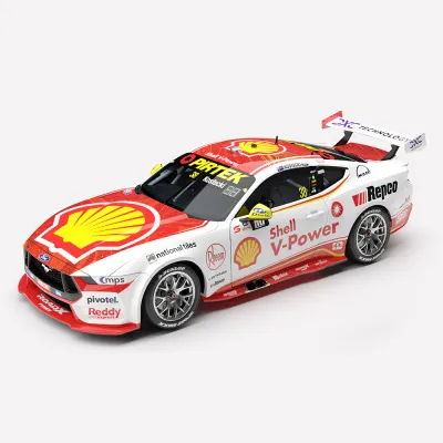 1:43 Authentic Collectables - Shell V-Power Racing Team #38 Ford Mustang GT - 2025 NTI Townsville 500 Race 20 Winner - Driver: Brodie Kostecki (First DJR Win) 1:43 Authentic Collectables - Shell V-Power Racing Team #38 Ford Mustang GT - 2025 NTI Townsville 500 Race 20 Winner - Driver: Brodie Kostecki (First DJR Win)