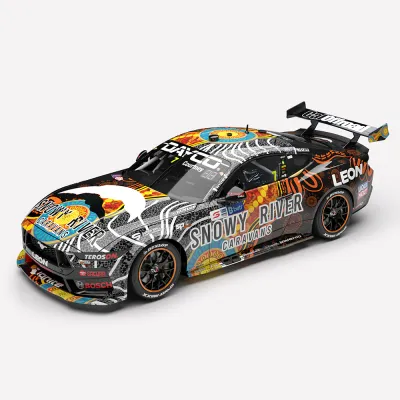 1:18 Authentic Collectables - Snowy River Racing #7 Ford Mustang GT - 2025 Betr Darwin Triple Crown Indigenous Round - Driver: James Courtney 1:18 Authentic Collectables - Snowy River Racing #7 Ford Mustang GT - 2025 Betr Darwin Triple Crown Indigenous Round - Driver: James Courtney