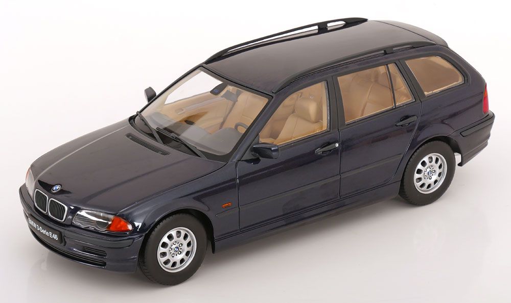 1:18 KK Scale - BMW 3er E46 Touring 1999 dunkelblau-metallic