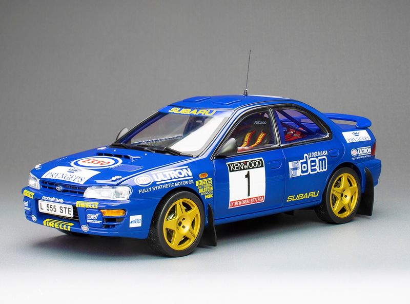 1:18 Sunstar - Subaru Impreza 555 Rally #1 Memorial Bettega C. McRae