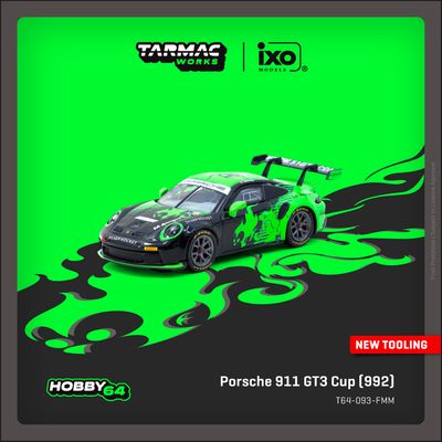 1:64 Tarmac - Porsche 911 GT3 Cup (992) Fire Monkey Motorsport 1:64 Tarmac - Porsche 911 GT3 Cup (992) Fire Monkey Motorsport