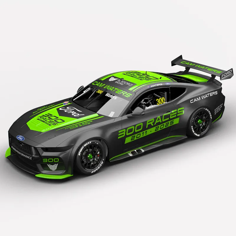 1:18 Authentic Collectables - Tickford Racing #300 Ford Mustang GT - Cam Waters 300 Races Special Edition - Designed by Benjamin Little