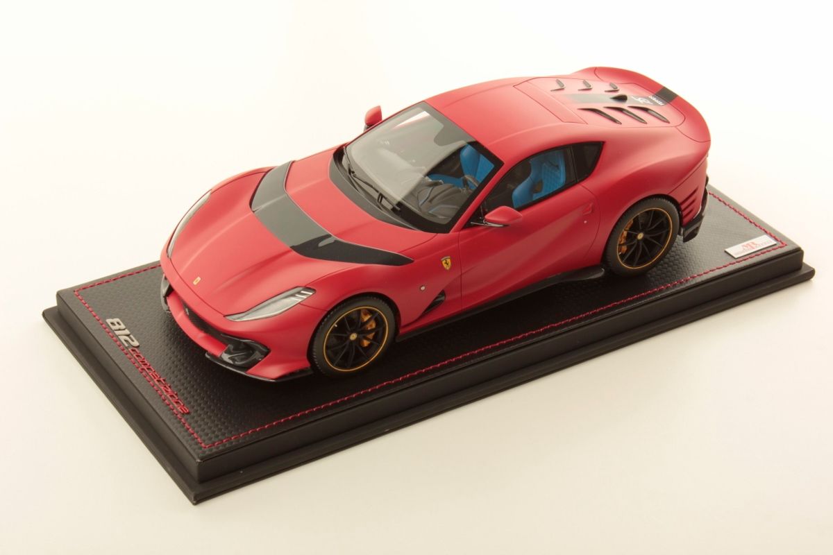 1:18 MR Collection Models - Ferrari 812 Competizione Rosso F1 75 Matt