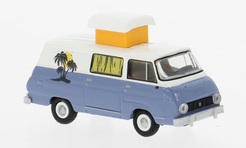 1:87 Brekina - Skoda 1203 Camper, weiss/blau, 1968