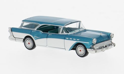1:87 Brekina - Buick Century Caballero, dunkeltürkis/weiss, 1957