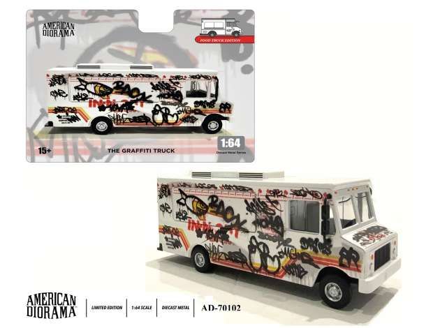 1:64 American Diorama - Food Truck *The Graffiti Truck*