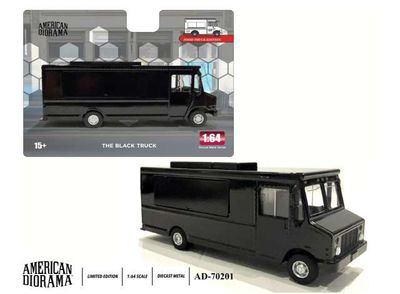 1:64 American Diorama - Food Truck series *The Black Truck*