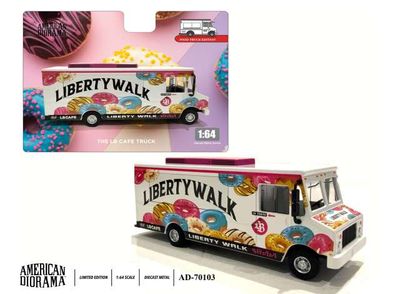 1:64 American Diorama - Food Truck *The LB Cafe Truck* 1:64 American Diorama - Food Truck *The LB Cafe Truck*