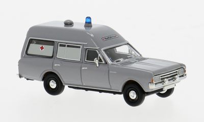 1:87 Brekina - Opel Rekord C KTW, grau, 1968, DRK 1:87 Brekina - Opel Rekord C KTW, grau, 1968, DRK