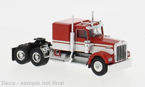 1:87 Brekina - Kenworth W 900, rot/weiss, 1977