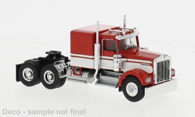 1:87 Brekina - Kenworth W 900, rot/weiss, 1977