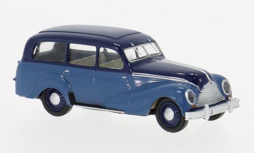 1:87 Brekina - EMW 340 Kombi, dunkelblau/blau, 1950