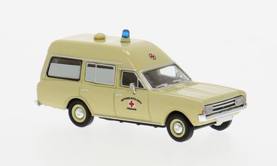1:87 Brekina - Opel Rekord C KTW, hellbeige, 1968, DRK 1:87 Brekina - Opel Rekord C KTW, hellbeige, 1968, DRK
