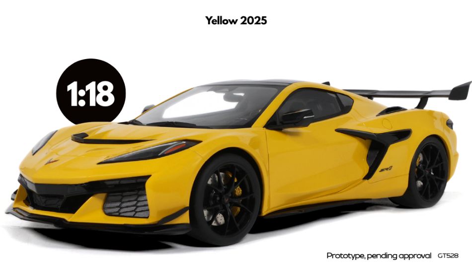 1:18 GT Spirit - 2025 Chevrolet Corvette C8 ZR1 Yellow