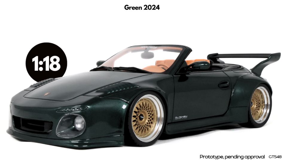 1:18 GT Spirit - 2024 Porsche Old & New Green Metallic *Tokio Auto Salon*