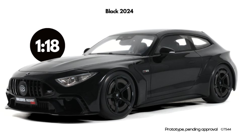 1:18 GT Spirit - 2024 Mercedes Brabus Rocket GTS Black