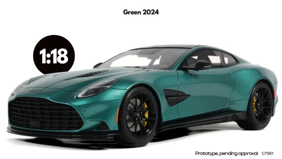 1:18 GT Spirit - 2024 Aston Martin Vanquish Green Metallic