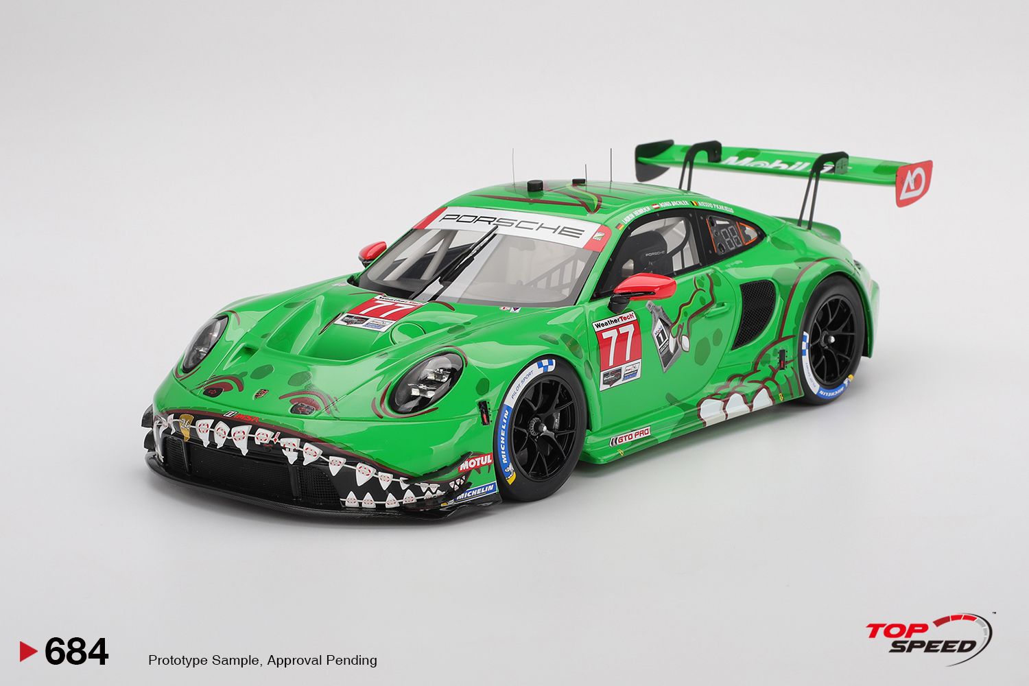 1:18 TSM - 2025 Porsche 911 GT3 R (992) #77 AO Racing IMSA Sebring 12Hrs Class Winner L. Heinrich