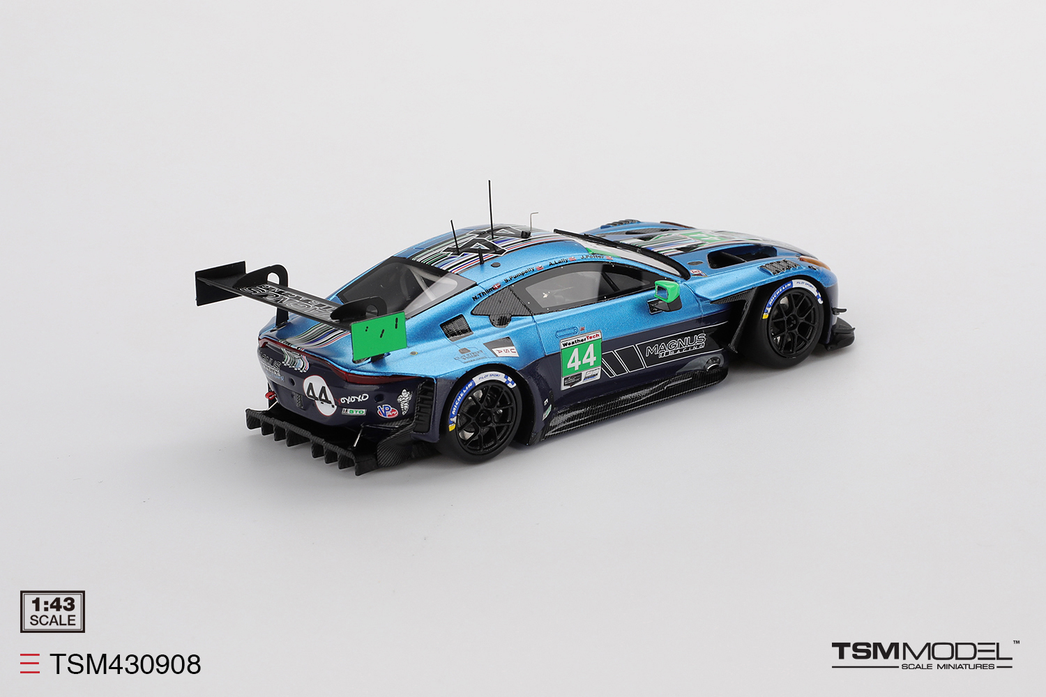 1:43 TSM - 2025 Aston Martin Vantage GT3 EVO #44 Magnus Racing IMSA Daytona 24 Hrs J. Potter